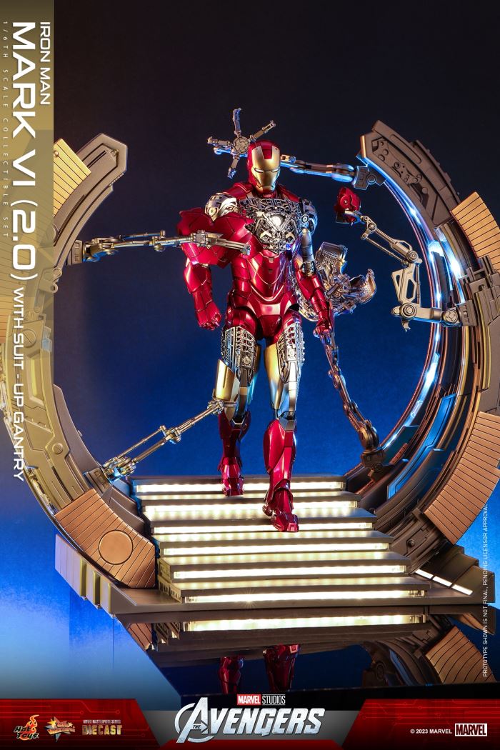 Avengers Iron Man MK6 Version 2.0 / Armor Dismantling Station 1/6