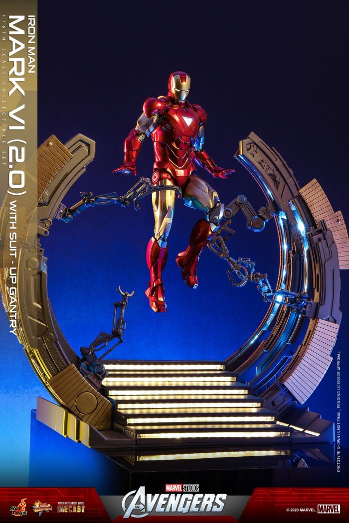 Avengers Iron Man MK6 Version 2.0 / Armor Dismantling Station 1/6