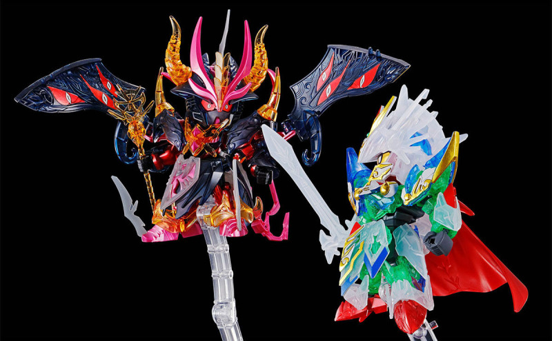 SDW HEROES Clear Color Set III Attack Gundam & Warlock Aegis Gundam