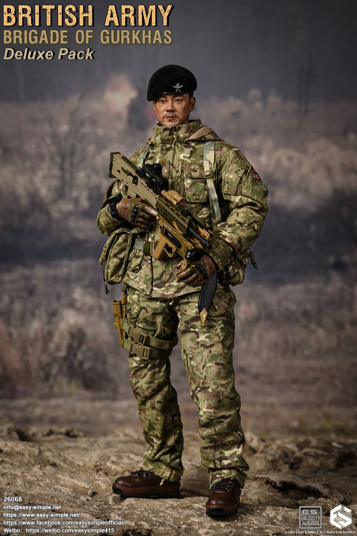 British Army Gurkha Brigade 1/6