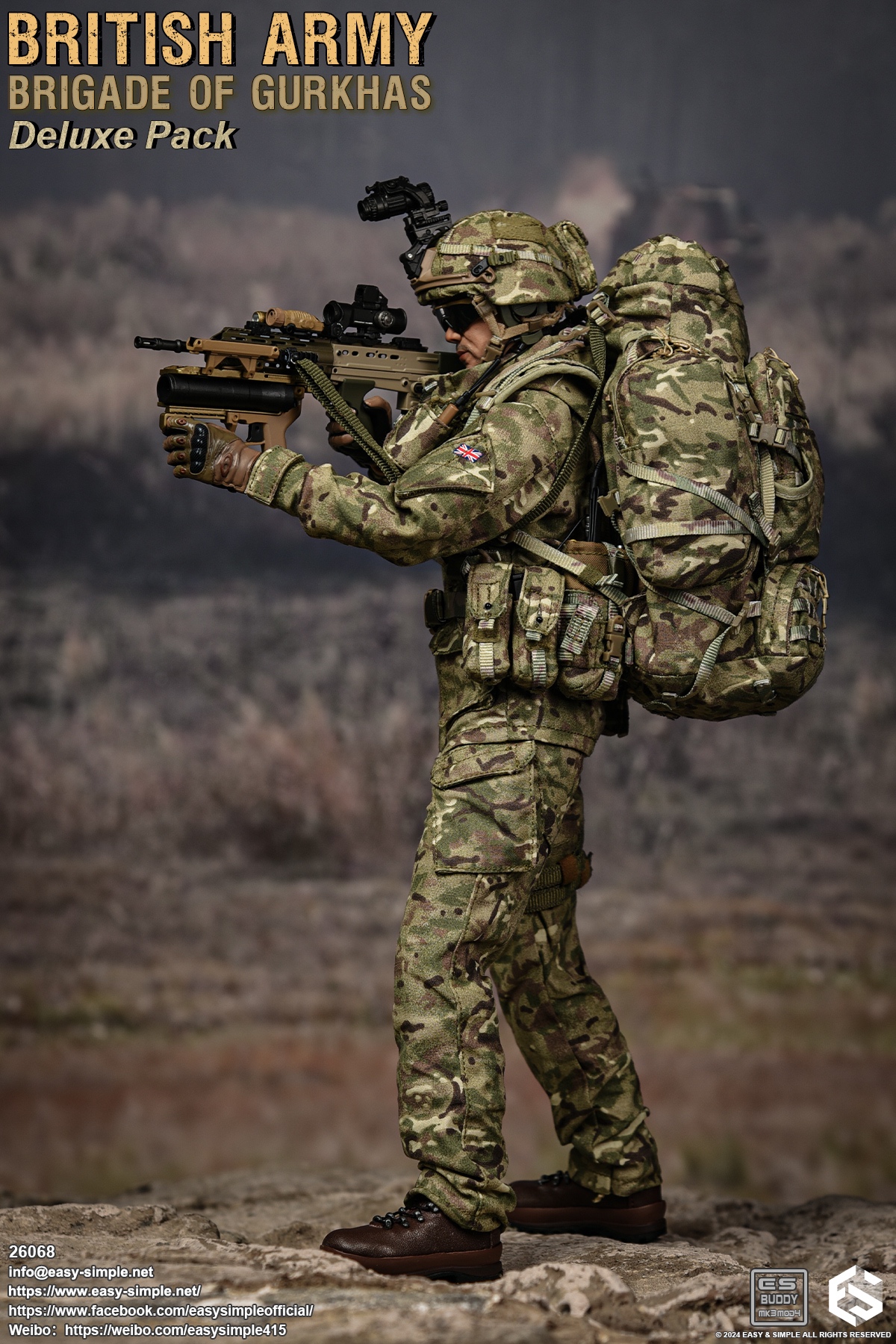 British Army Gurkha Brigade 1/6