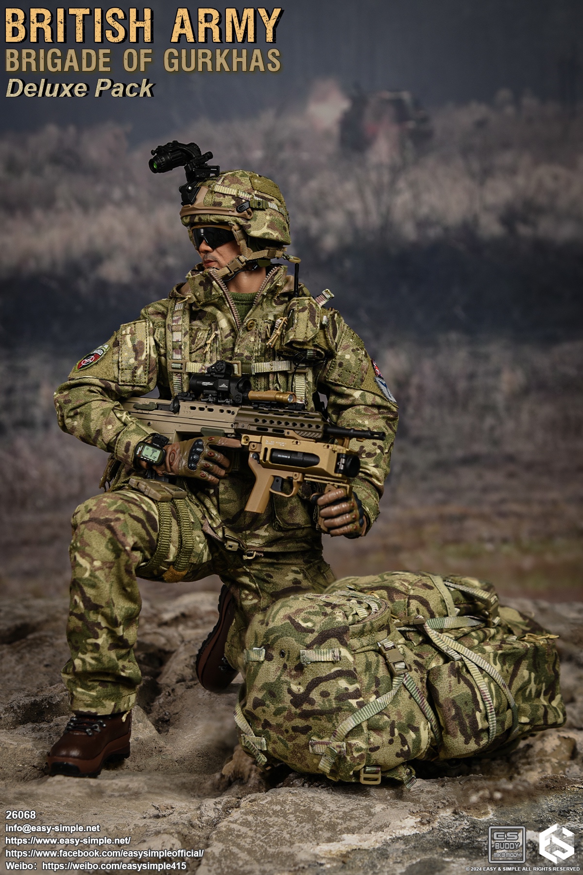 British Army Gurkha Brigade 1/6