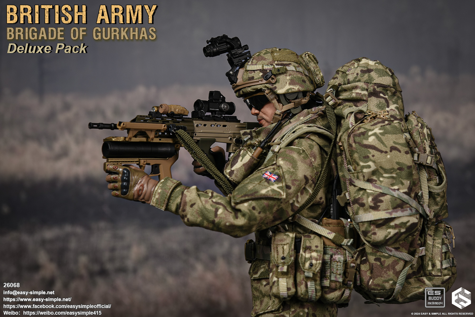 British Army Gurkha Brigade 1/6