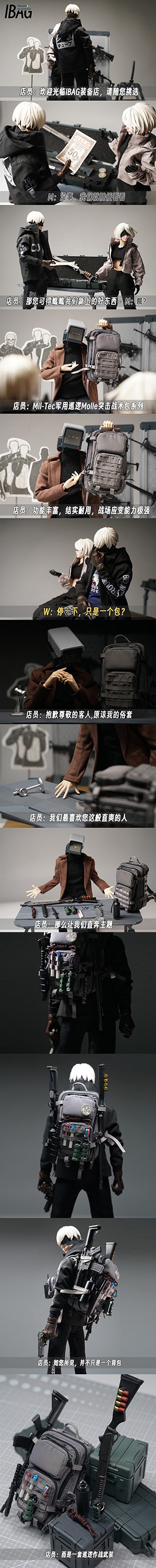 Mil-Tec Military Patrol Molle Assault Pack Tactical Combat Backpack 1/6