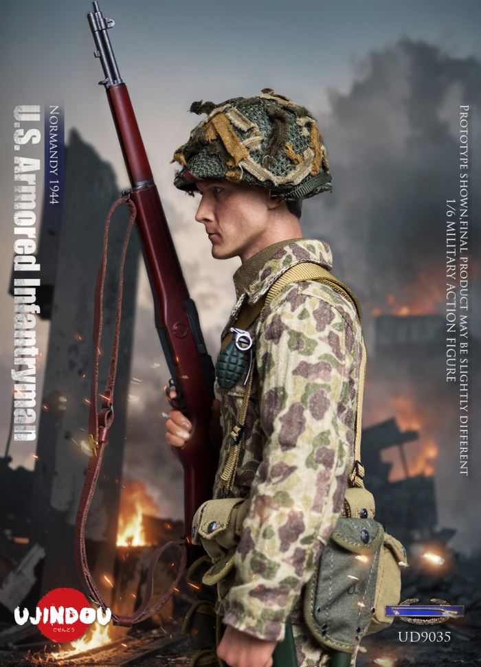WWII U.S. Armored Infantryman,Normandy 1944 1/6