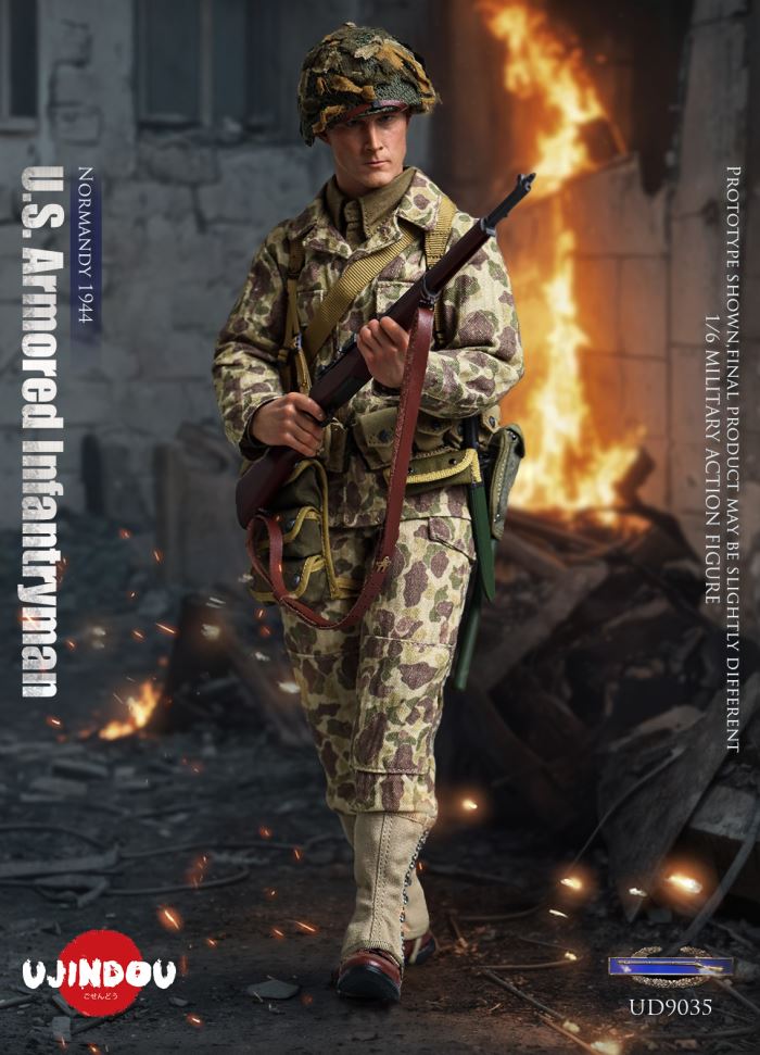 WWII U.S. Armored Infantryman,Normandy 1944 1/6