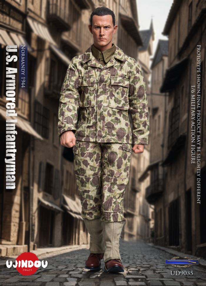 WWII U.S. Armored Infantryman,Normandy 1944 1/6
