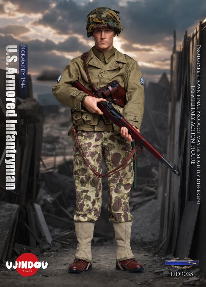 WWII U.S. Armored Infantryman,Normandy 1944 1/6