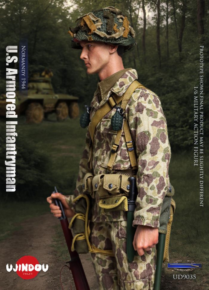 WWII U.S. Armored Infantryman,Normandy 1944 1/6