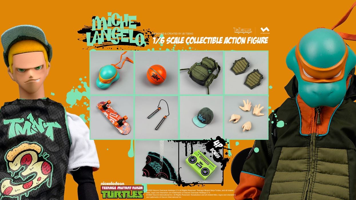 Teenage Mutant Ninja Turtles-Leonardo/Michelangelo/Laelle/Donatello 1/6