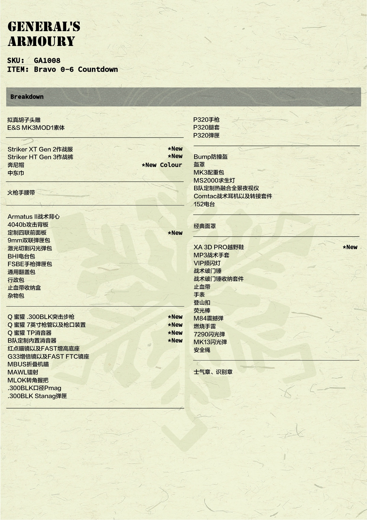 British SAS Special Air Service Regiment Bravo 0-6 Countdown 1/6