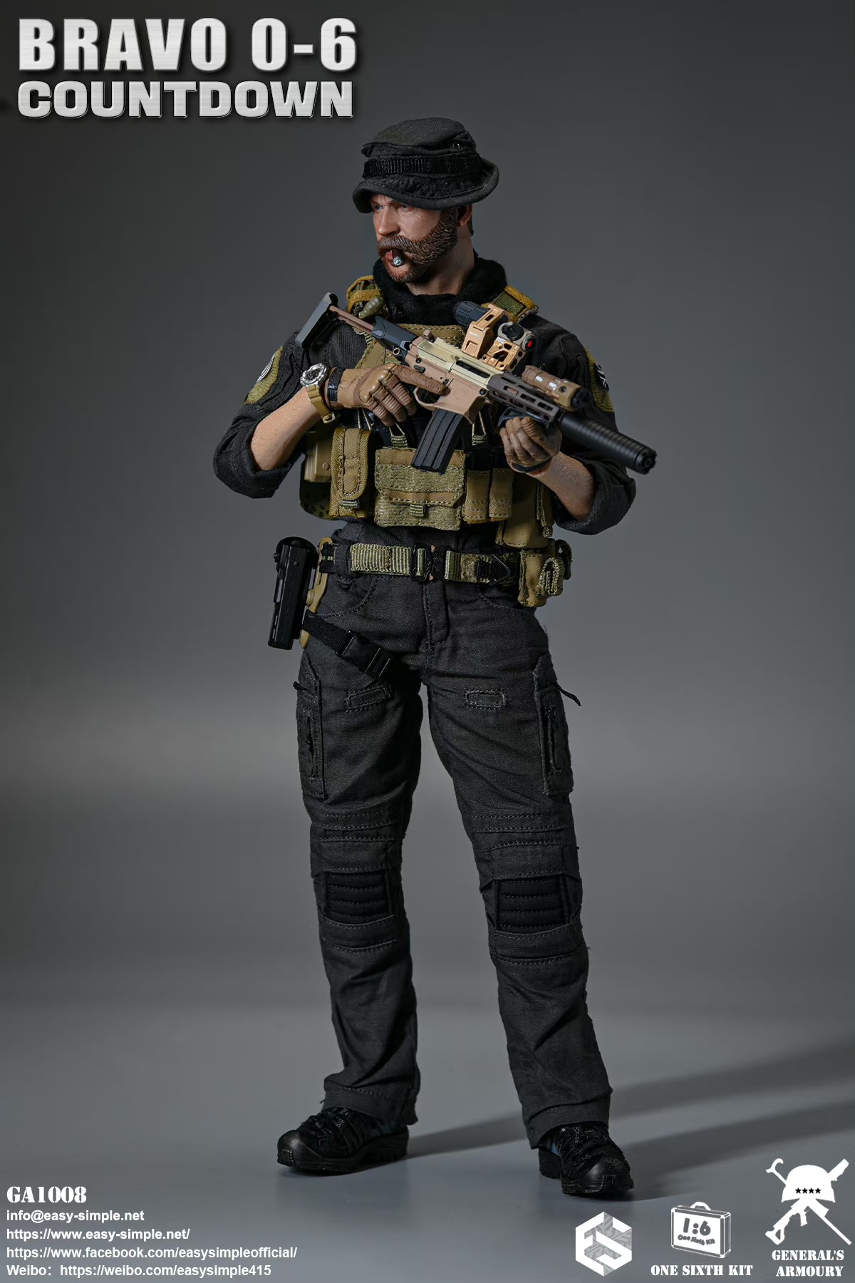 British SAS Special Air Service Regiment Bravo 0-6 Countdown 1/6