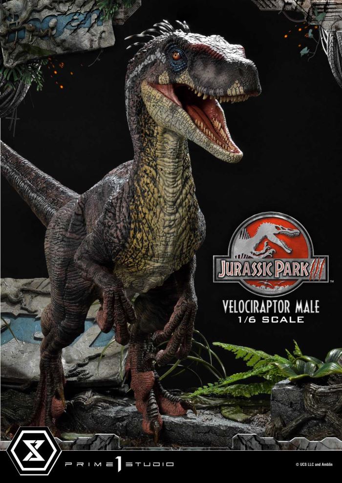 Jurassic Park III (Film) Velociraptor Male