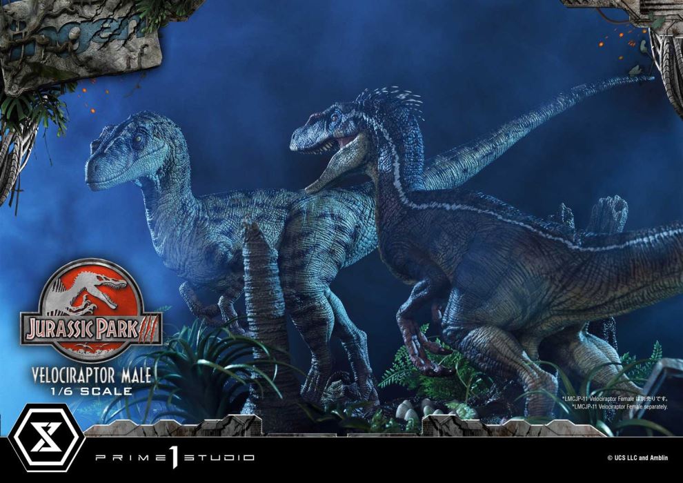 Jurassic Park III (Film) Velociraptor Male