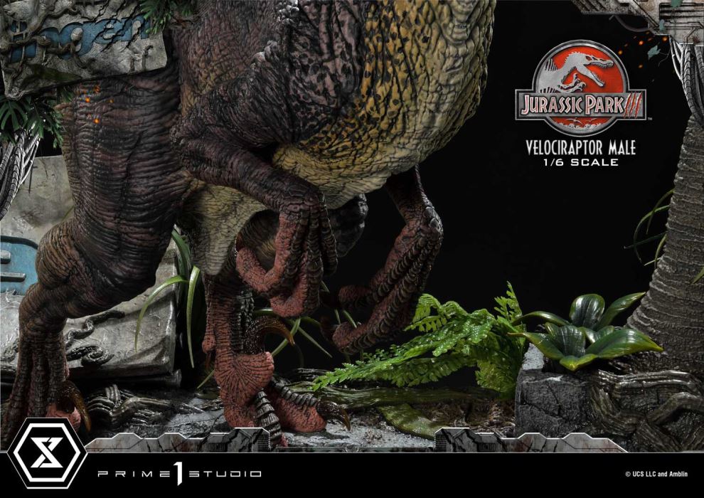 Jurassic Park III (Film) Velociraptor Male