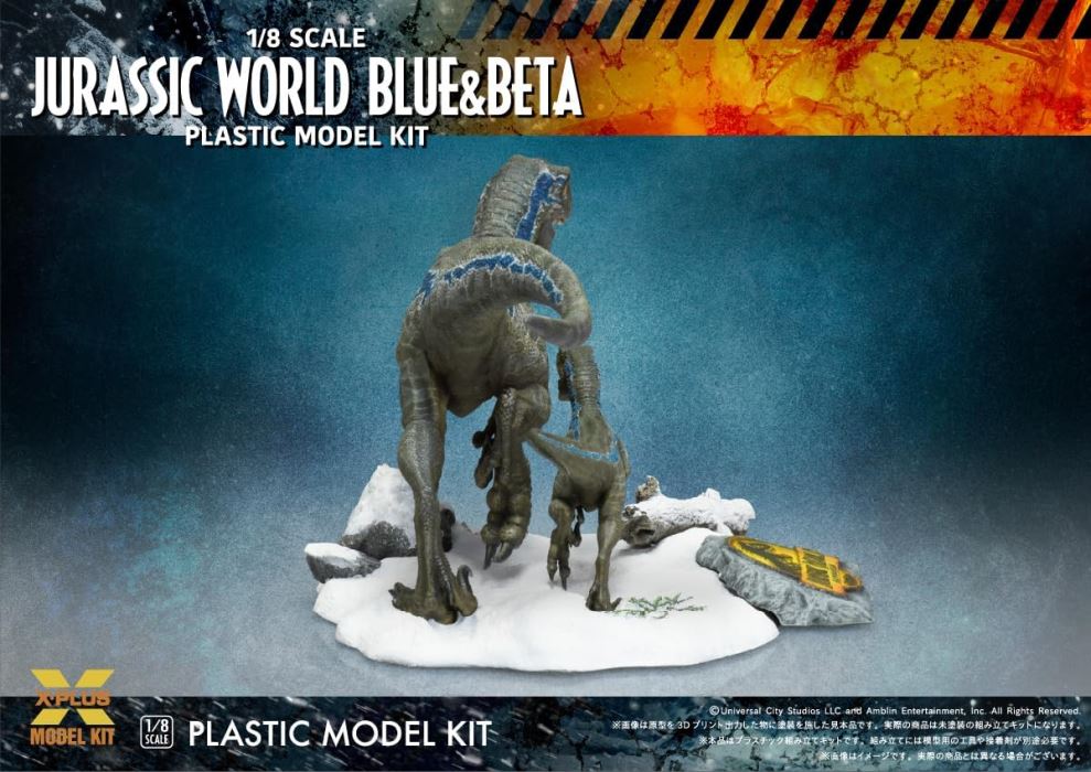 Jurassic World: The New Ruler: Velociraptor Blue & Beta 1/8