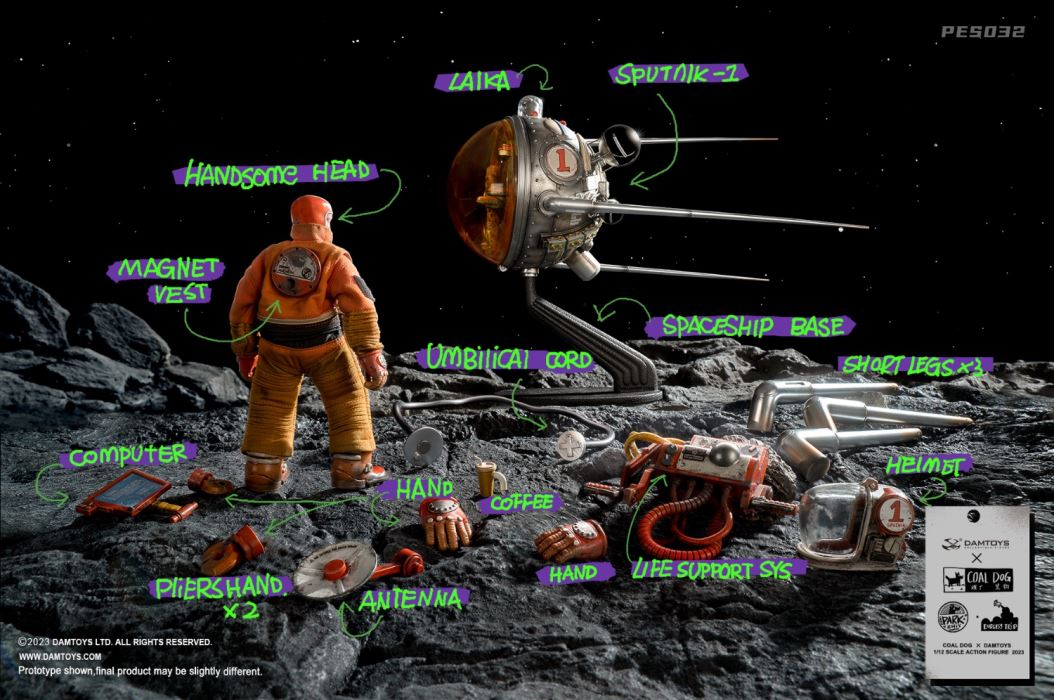 Endless Journey 2-Sputnik One Spaceship Set/Zombie Astronaut