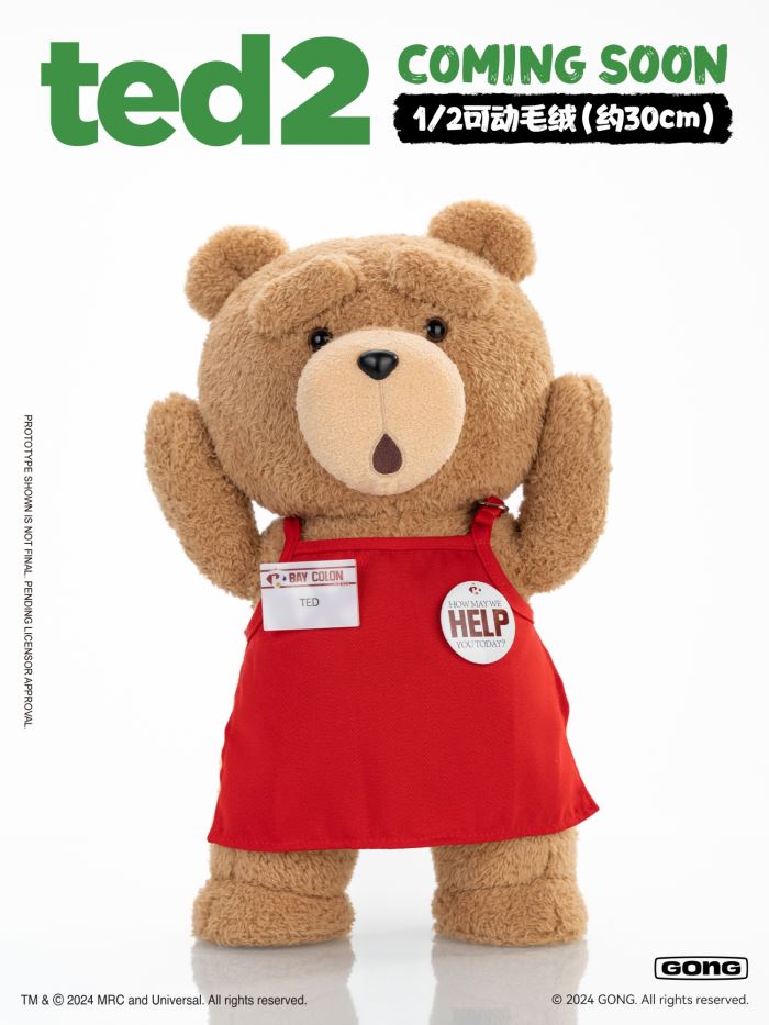 Ted2 1/2 Teddy Bear Movable Plush Doll