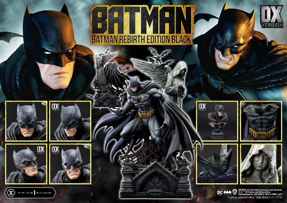 Batman Rebirth Edition (Black) DX Version (Prime 1 Studio)