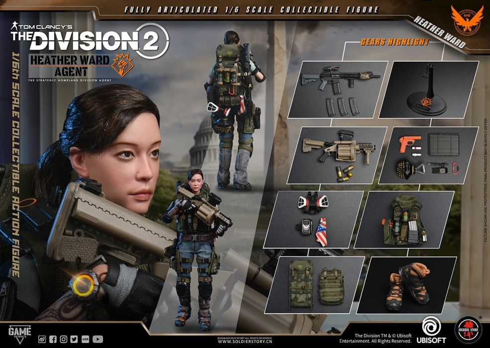 Ubisoft The Division 2 - female agent Heather Ward