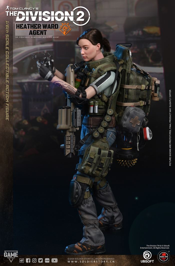 Ubisoft The Division 2 - female agent Heather Ward