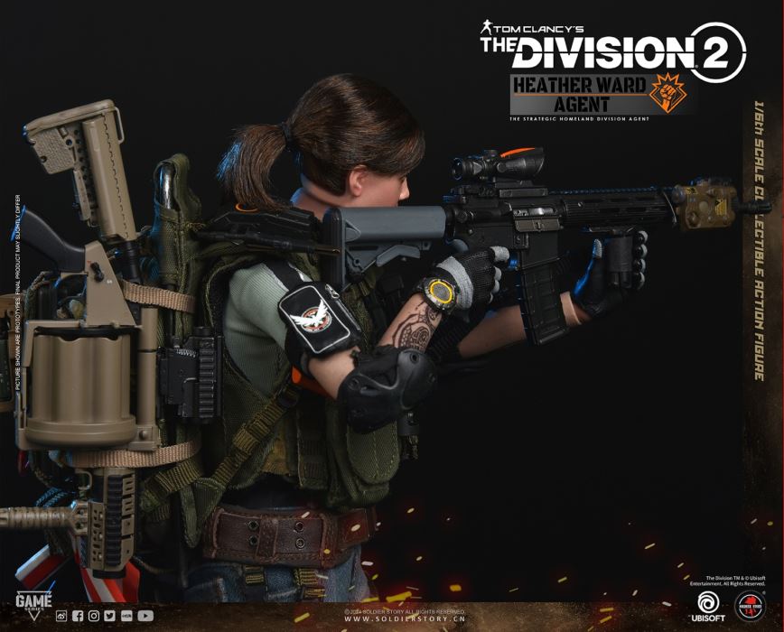 Ubisoft The Division 2 - female agent Heather Ward