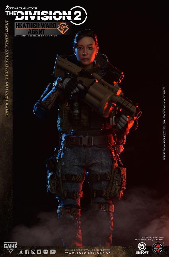Ubisoft The Division 2 - female agent Heather Ward