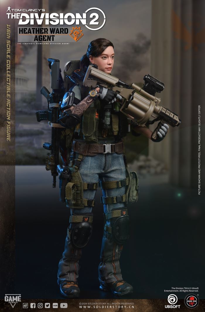 Ubisoft The Division 2 - female agent Heather Ward