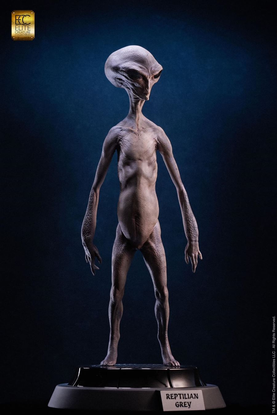 Reptilian Grey Maquette by Steve Wang