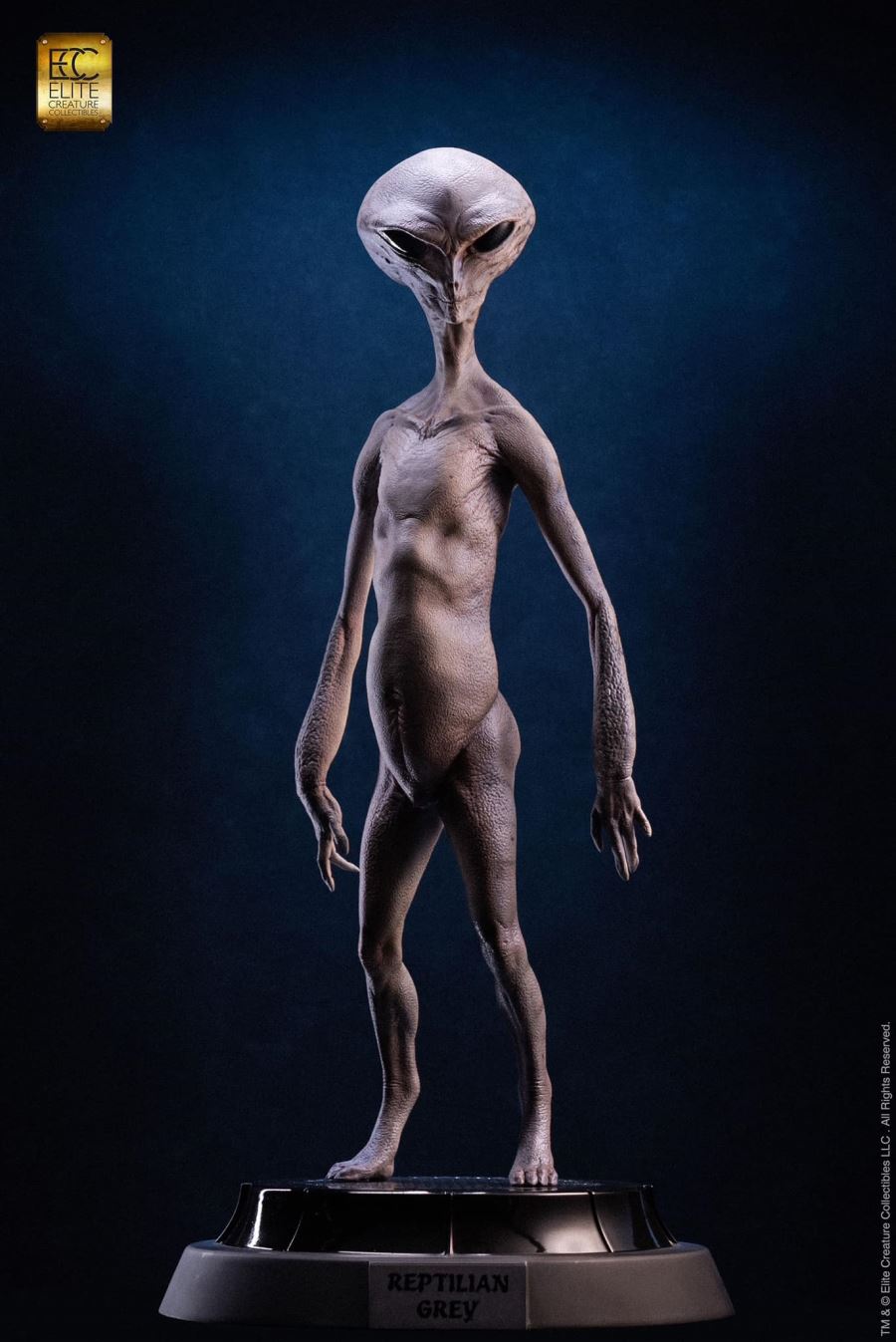 Reptilian Grey Maquette by Steve Wang