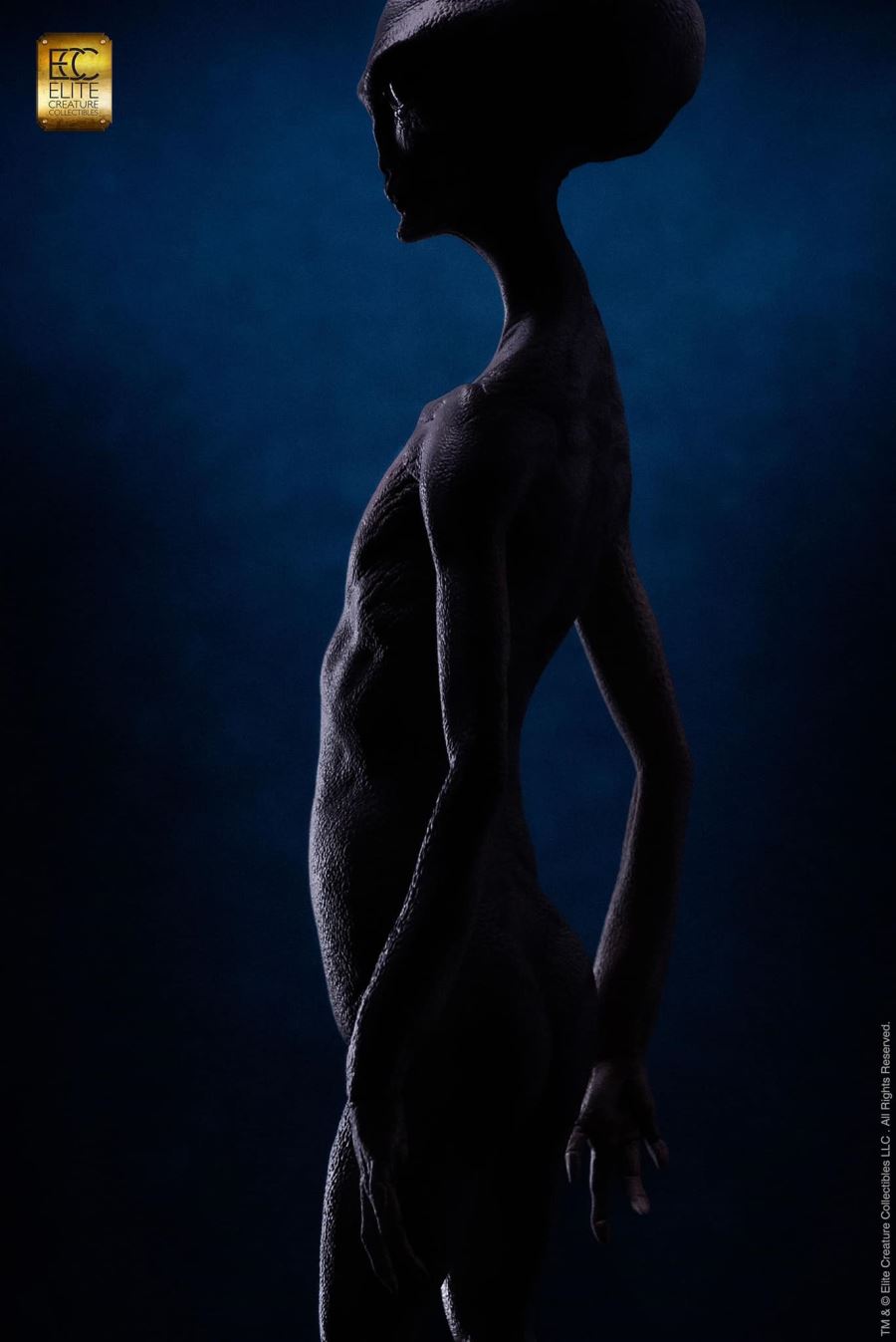 Reptilian Grey Maquette by Steve Wang