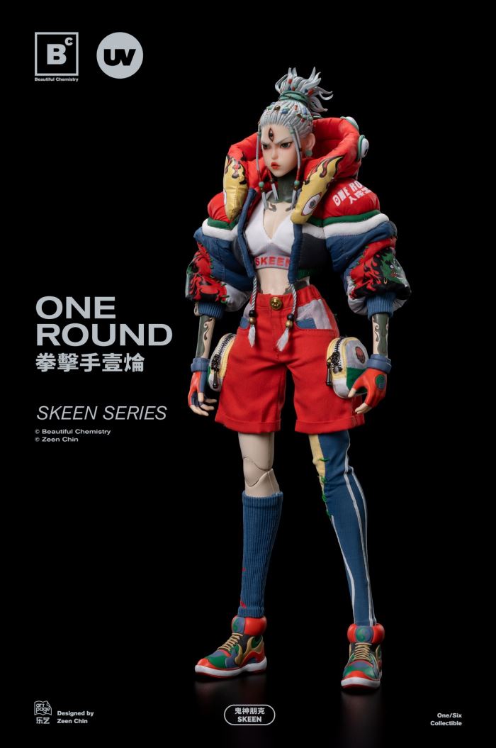 eautiful Chemistry Ghost Punk SKEEN series boxer Ichiroon One Round 1/6