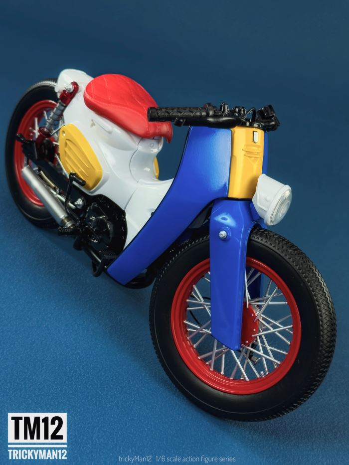 SUPER CUB Retro Motorcycle 1/6