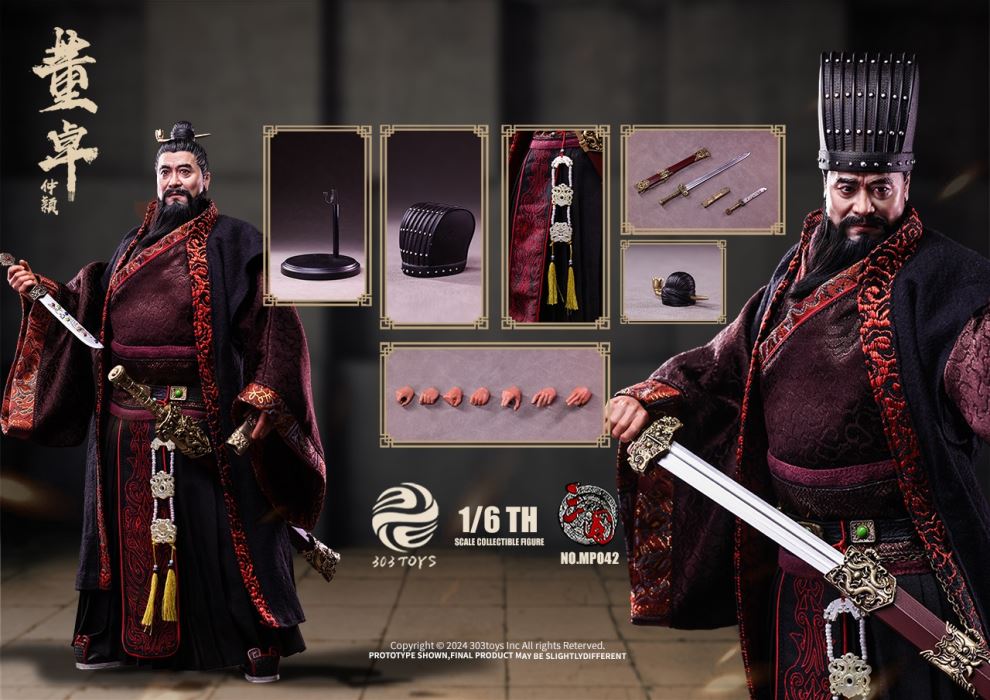 Three Kingdoms Series - Dong Zhuo, Marquis of Mei/Jueying Warhorse & Dong Zhuo, Grand Master/Diao Chan