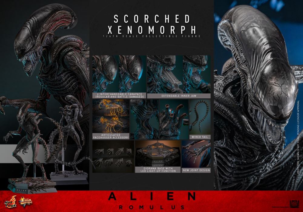 Scorched Xenomorph 1/6