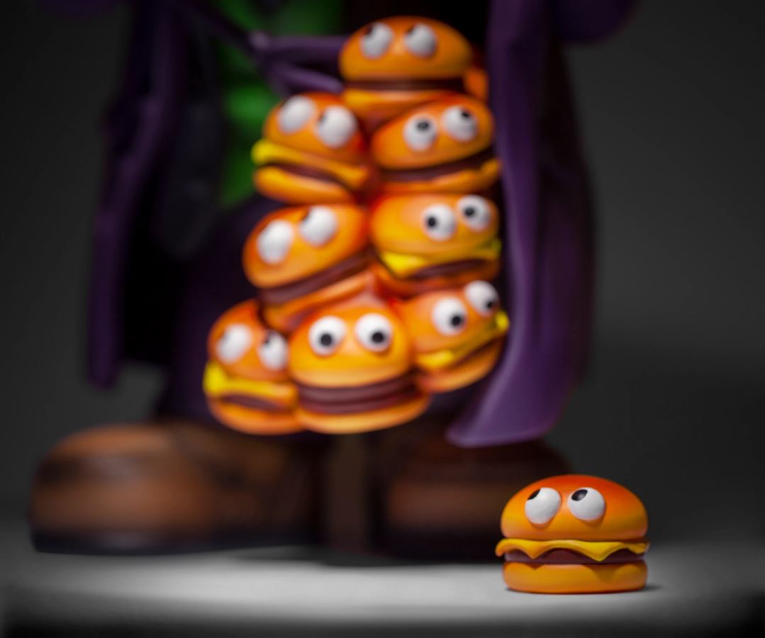 LEON // WHY SO HUNGRY Clown Hamburger