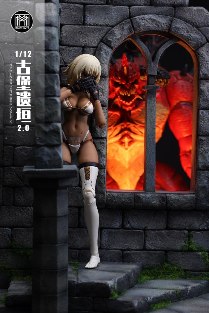 Ancient Castle Ruins Diorama V2 1/12