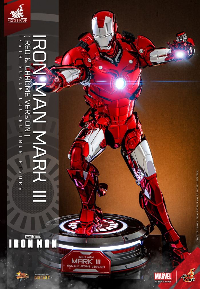 Iron Man MK3 (Red and Silver Electroplating Edition) 1/6