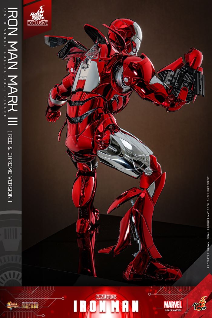 Iron Man MK3 (Red and Silver Electroplating Edition) 1/6