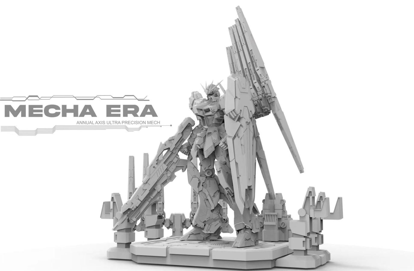 Mobile Suit Gundam Space Warrior Mobile Form 093 and Heavy Armor Form 093-2