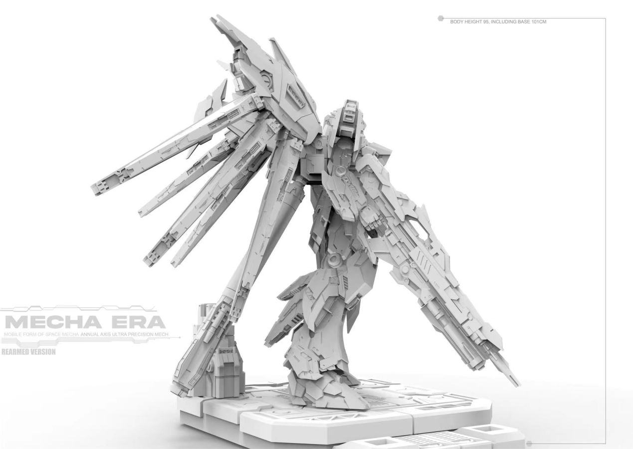 Mobile Suit Gundam Space Warrior Mobile Form 093 and Heavy Armor Form 093-2