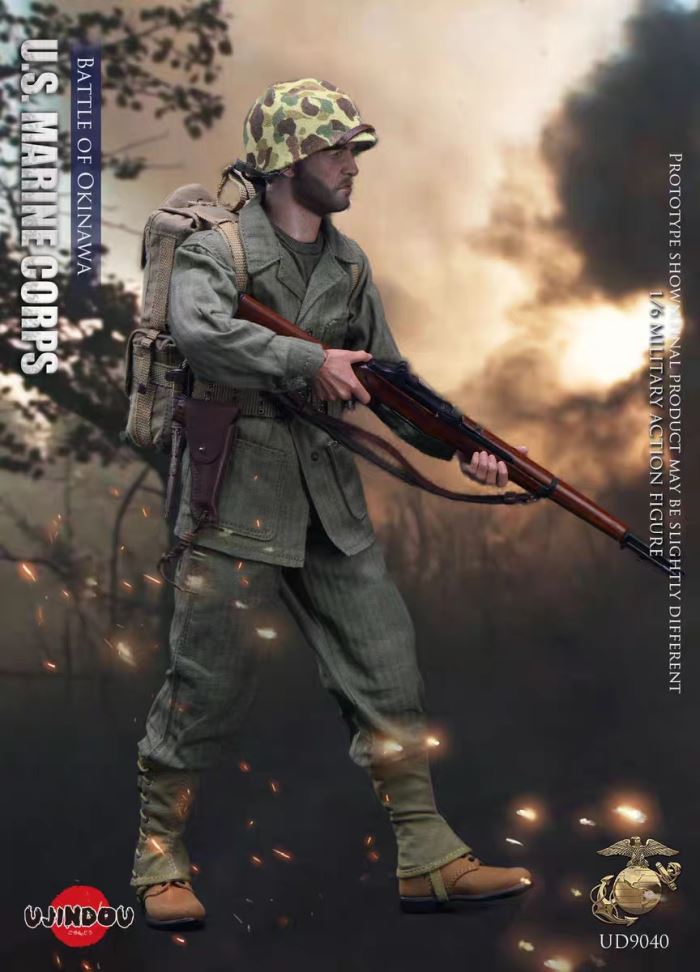 WWII US Marine Corps Okinawa 1/6