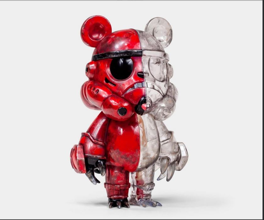 DAMAGED RED battle - damaged version of Keiko Red