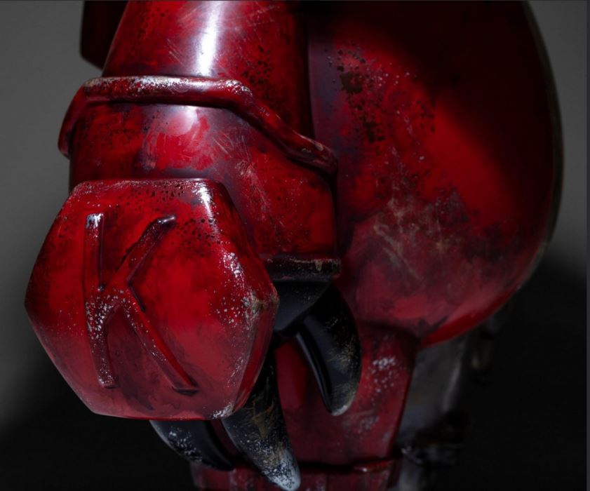 DAMAGED RED battle - damaged version of Keiko Red