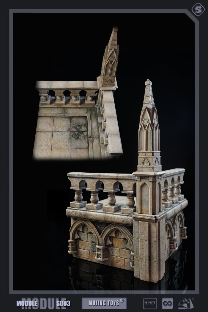Gothic Roof Module Scene 1/12