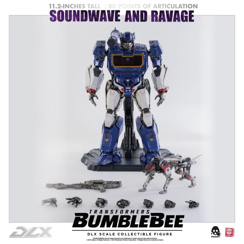 Transformers Bumblebee DLX Soundwave and Robot Dog