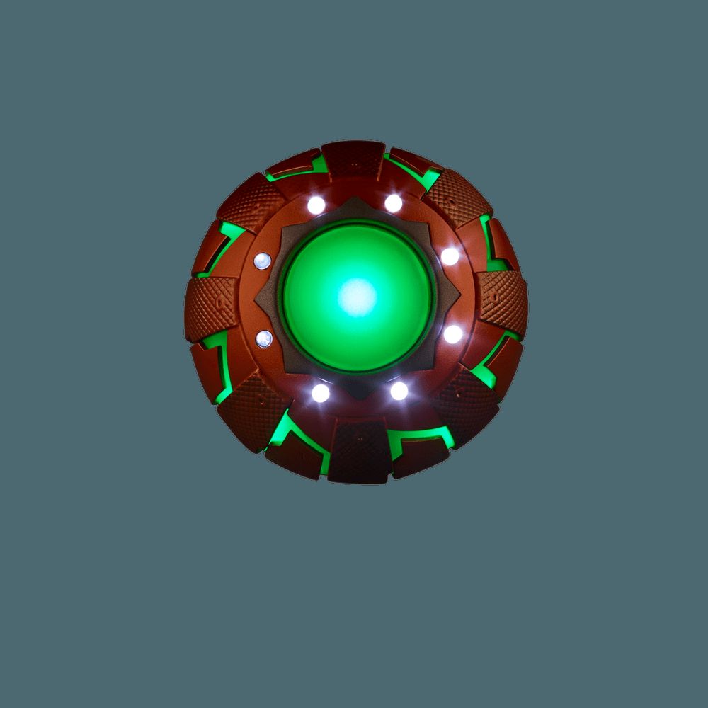 Green Goblin Helmet and Electronic Pumpkins