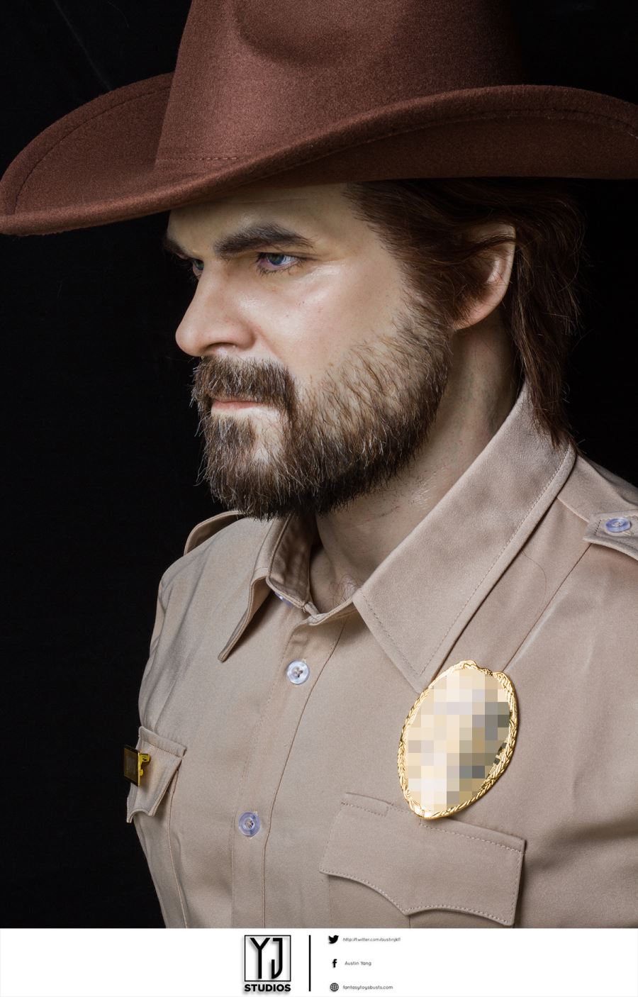 Hopper Bust - Stranger Things 1/1