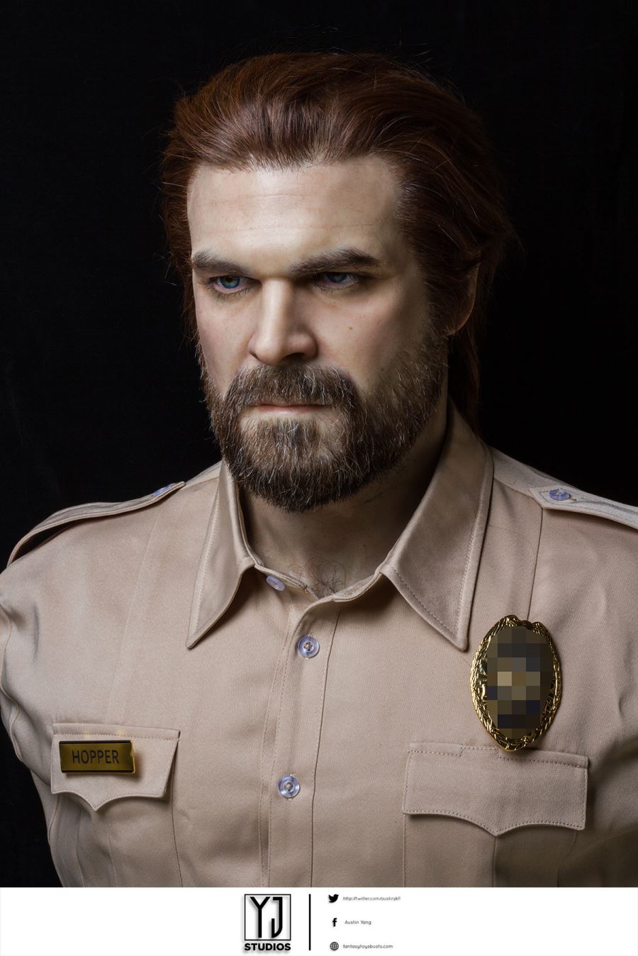 Hopper Bust - Stranger Things 1/1