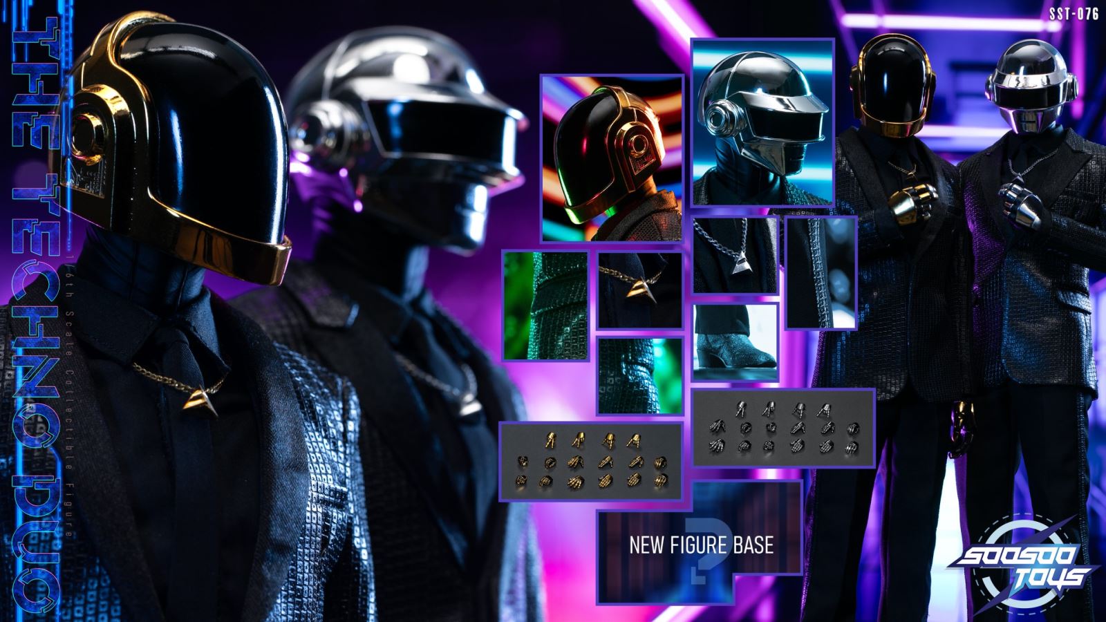 Original sst076 1/6 scale the Techno Duo set [Licensed]